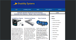 Desktop Screenshot of disabilitysystems.com