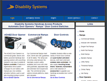 Tablet Screenshot of disabilitysystems.com